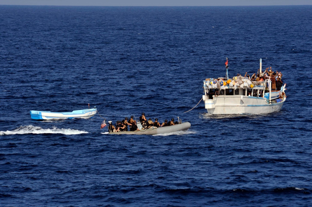 Investigating a Yemeni-flagged dhow