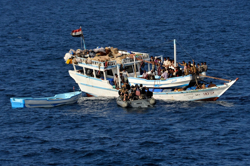 Investigating a Yemeni-flagged dhow