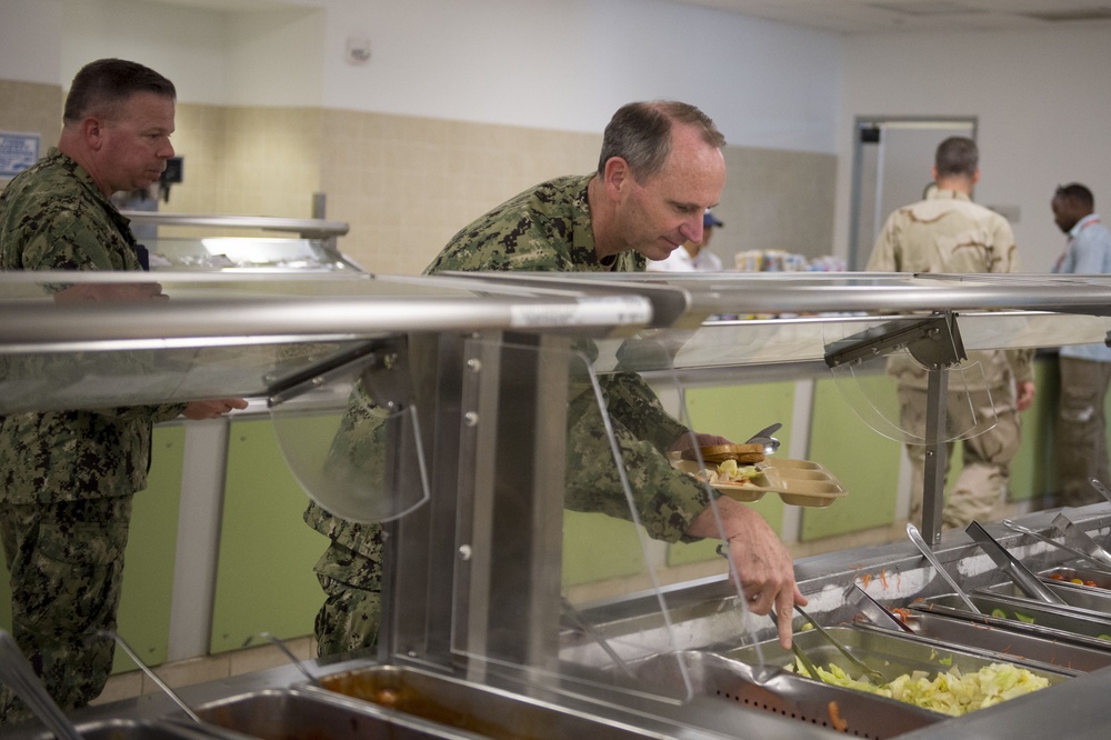 CNO visits Camp Lemonnier