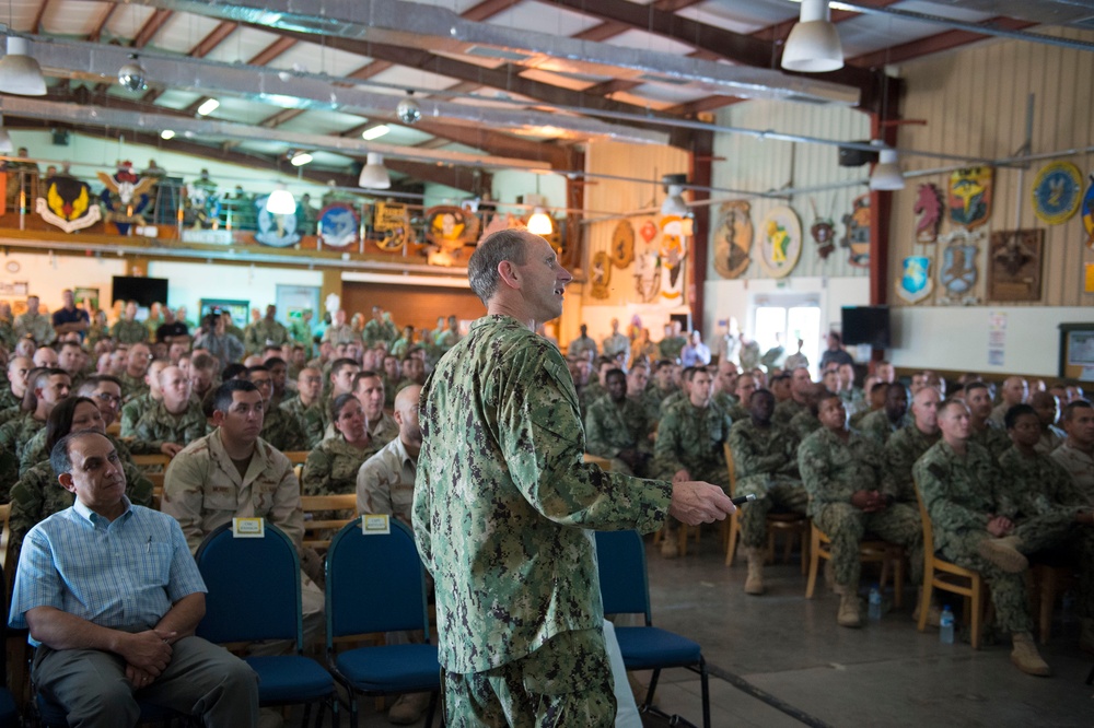 CNO visits Camp Lemonnier