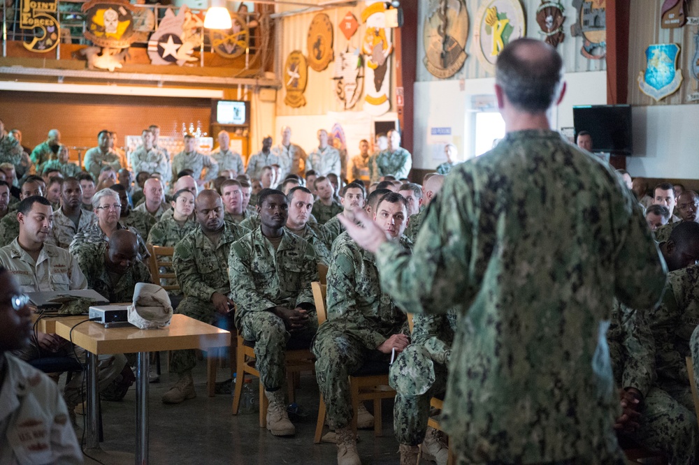 CNO visits Camp Lemonnier