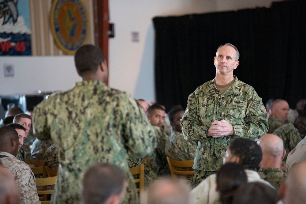 CNO visits Camp Lemonnier