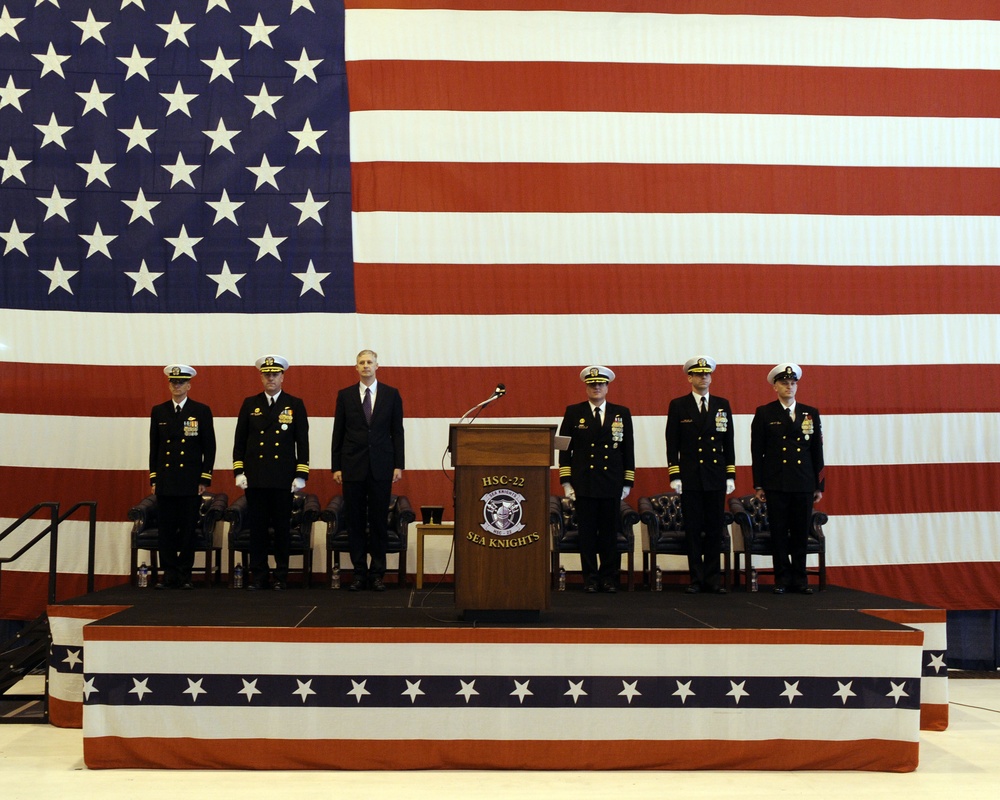 HSC-22 change of command