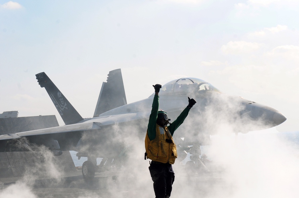 USS Dwight D. Eisenhower action