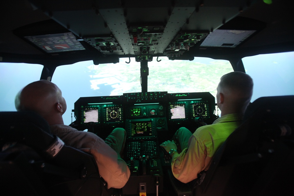 Osprey simulator promotes safety, prepares pilots