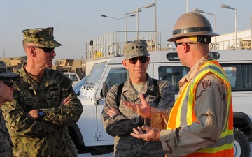 Service Fours visit Kandahar Airfield