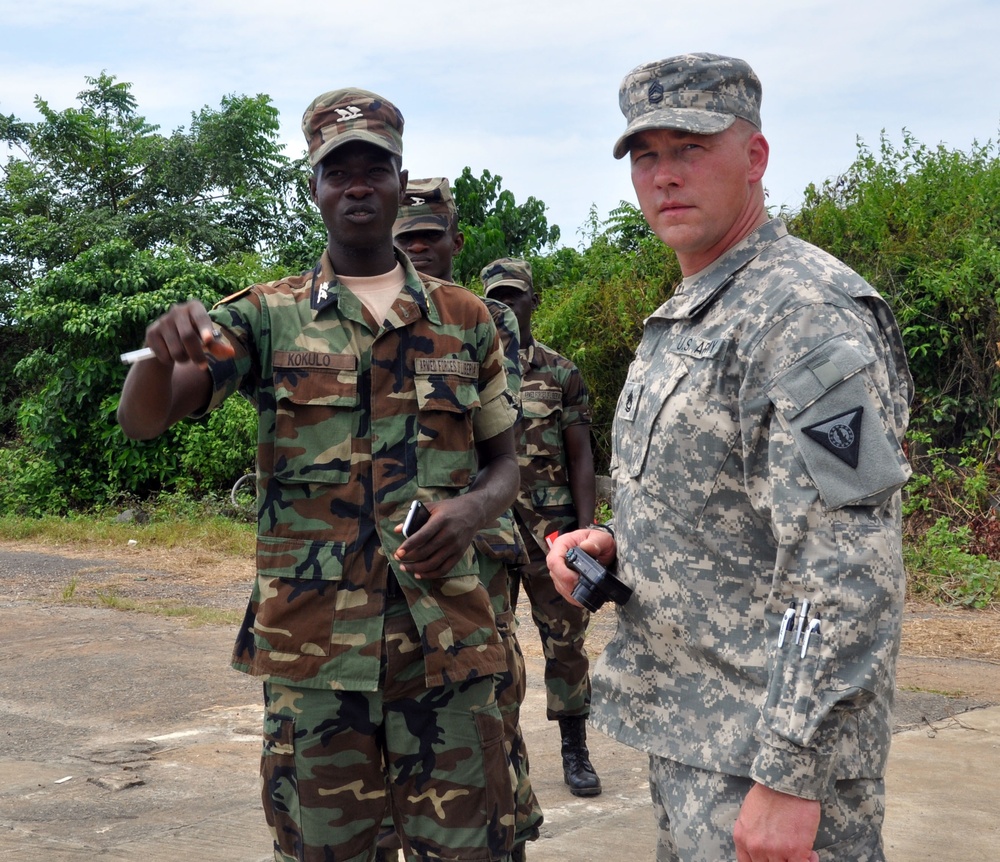 Liberian military and defense ministry officials learn new ways to manage their facilities