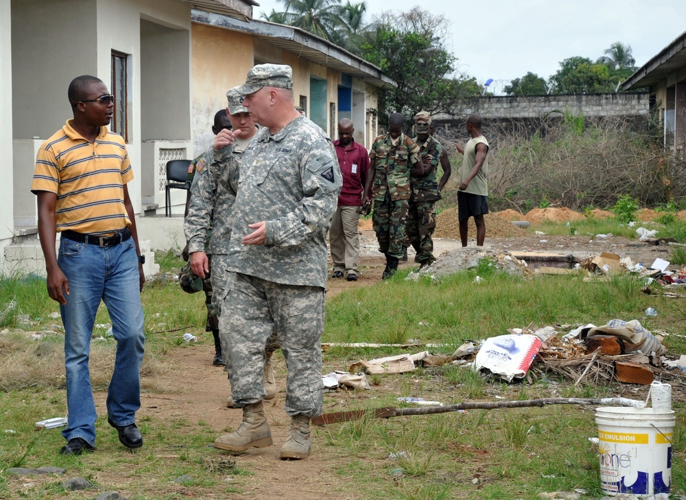 Liberian military and defense ministry officials learn new ways to manage their facilities