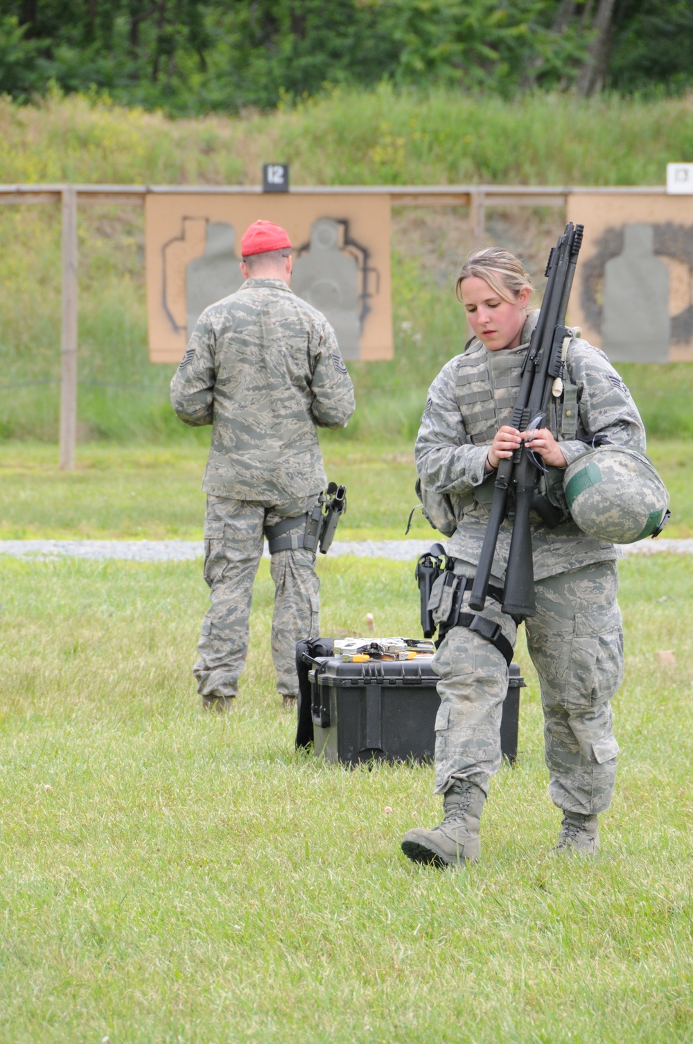 193rd Special Operations Wing Security Forces qualify on M870 shotgun