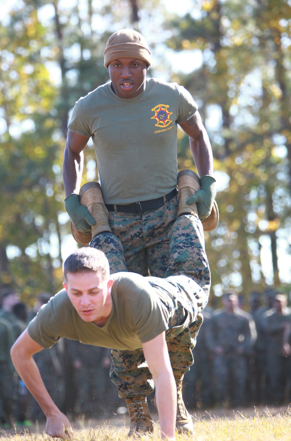 2nd Supply Battalion bonds during head-to-head competition