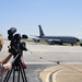 Broadcast journalists document aircraft exercise