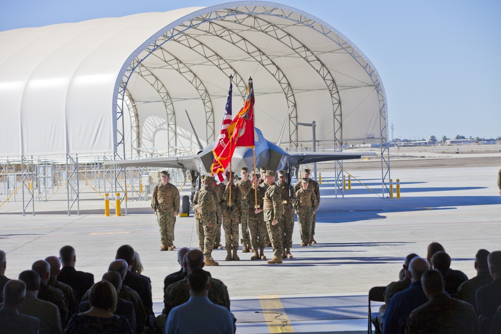 VMFA-121 re-designation ceremony