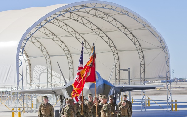 VMFA-121 re-designation ceremony