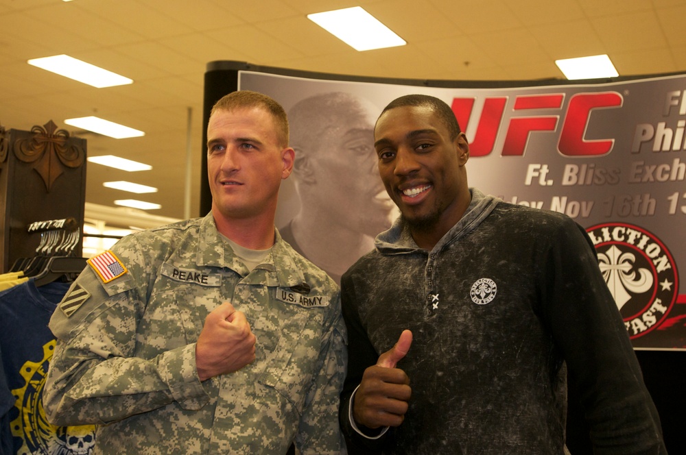 UFC fighter visits Freedom Crossing
