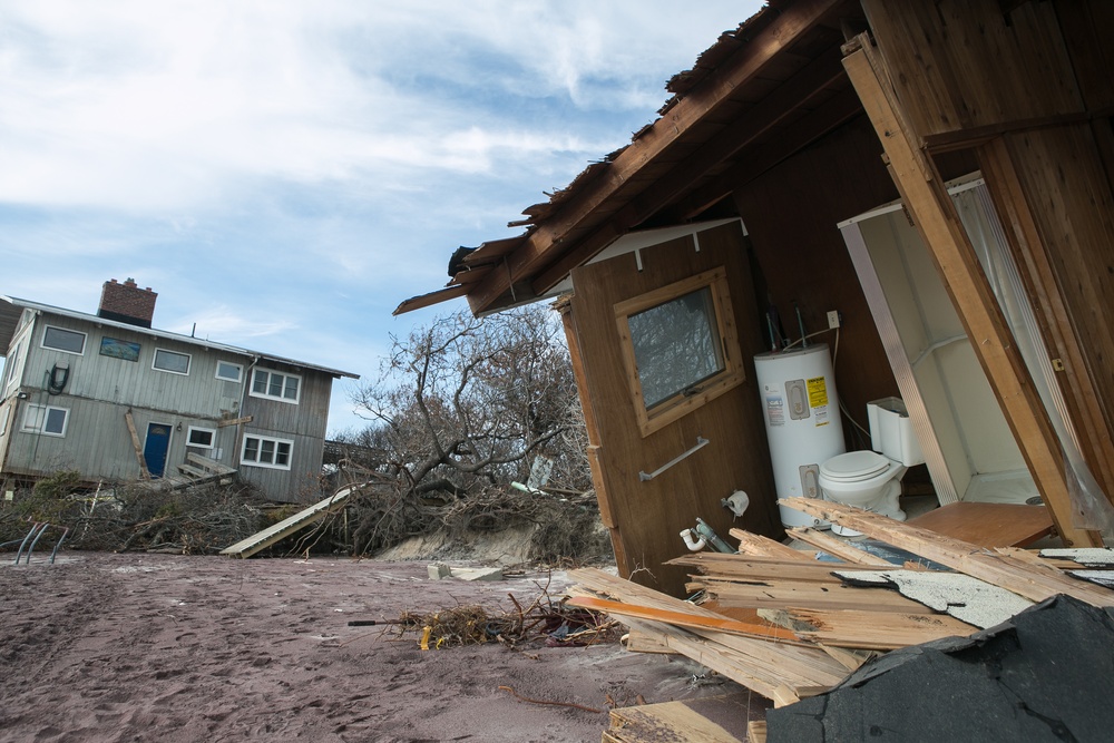 Fire Island pummeled by Sandy