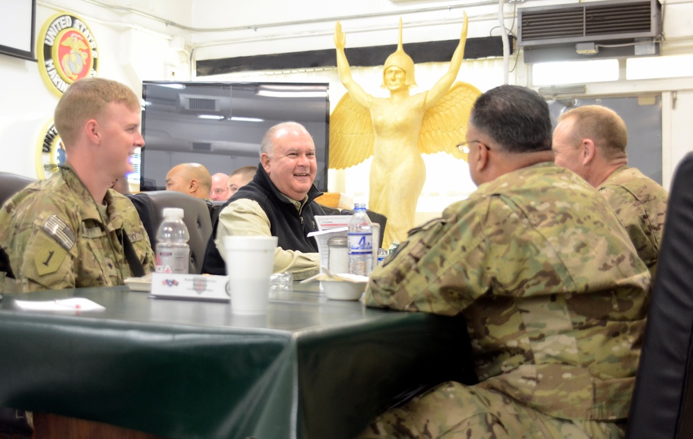 Undersecretary and vice chief of staff of the Army visit Bagram Air Field