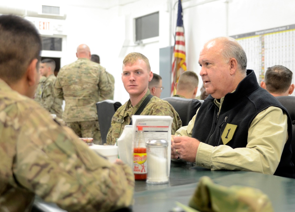 Undersecretary and vice chief of staff of the Army visit Bagram Air Field