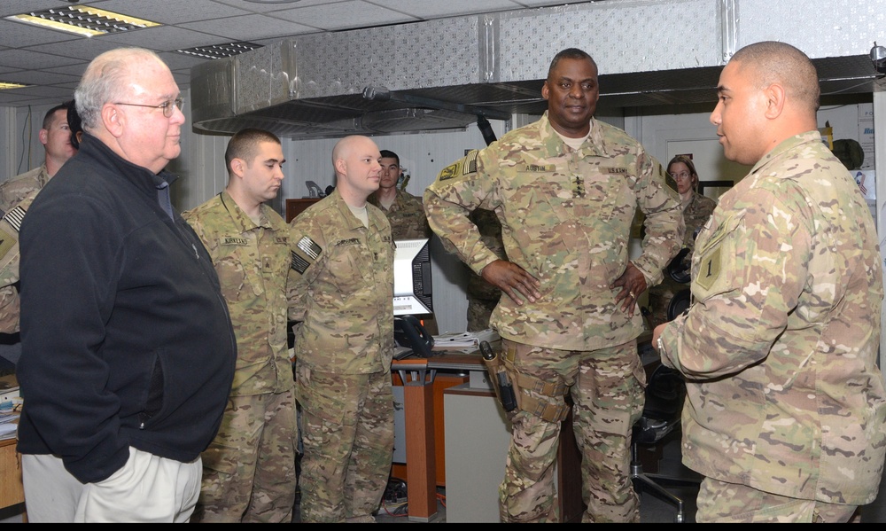 Undersecretary and vice chief of staff of the Army visit Bagram Air Field