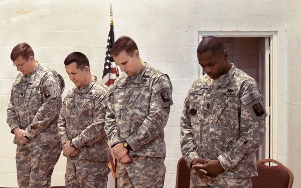 55th Signal Company's welcome home ceremony