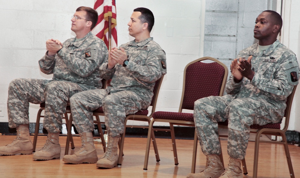 55th Signal Company's welcome home ceremony