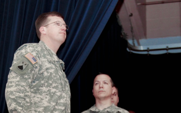 55th Signal Company's welcome home ceremony