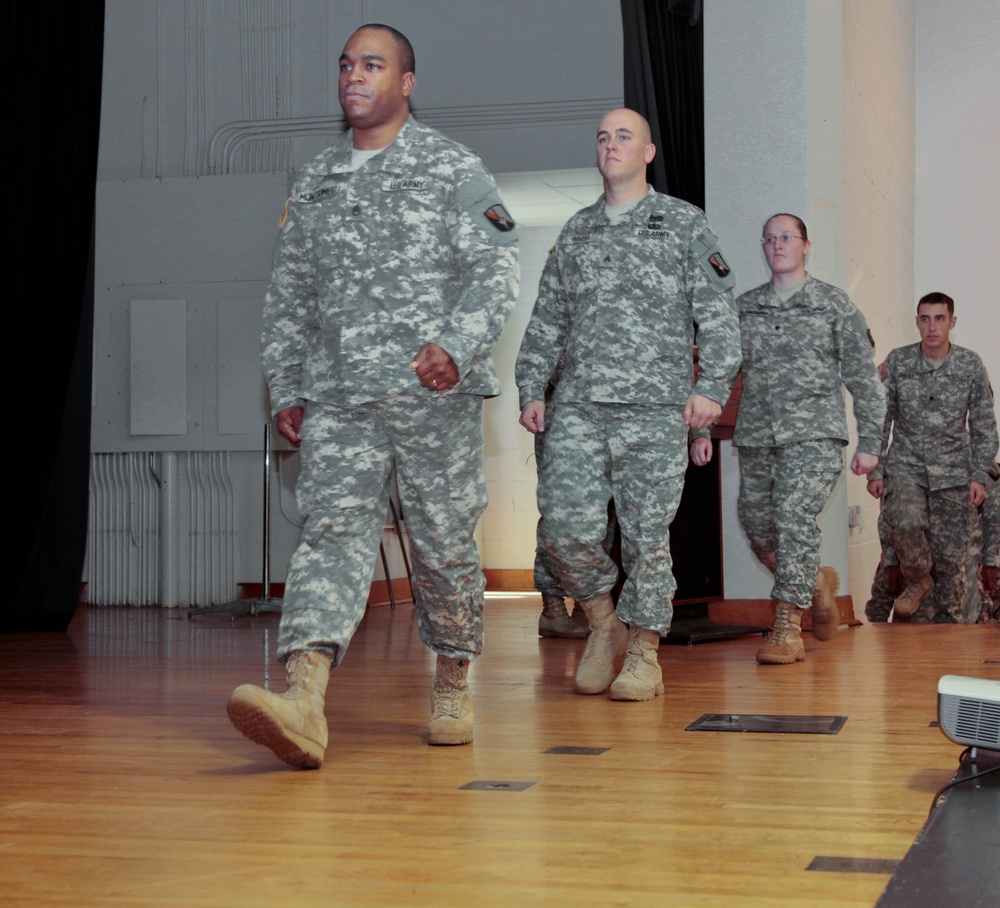55th Signal Company's welcome home ceremony