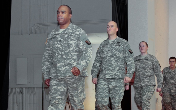 55th Signal Company's welcome home ceremony