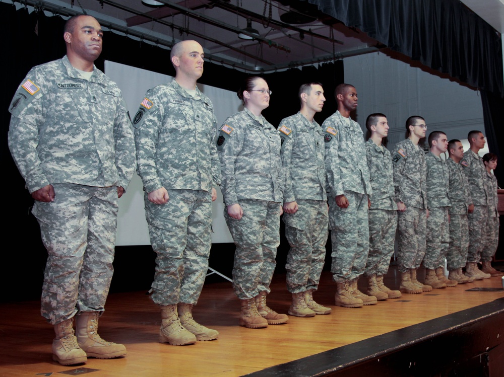 55th Signal Company's welcome home ceremony