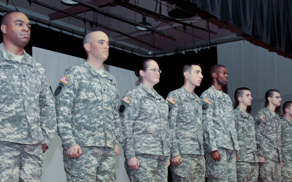 55th Signal Company's welcome home ceremony