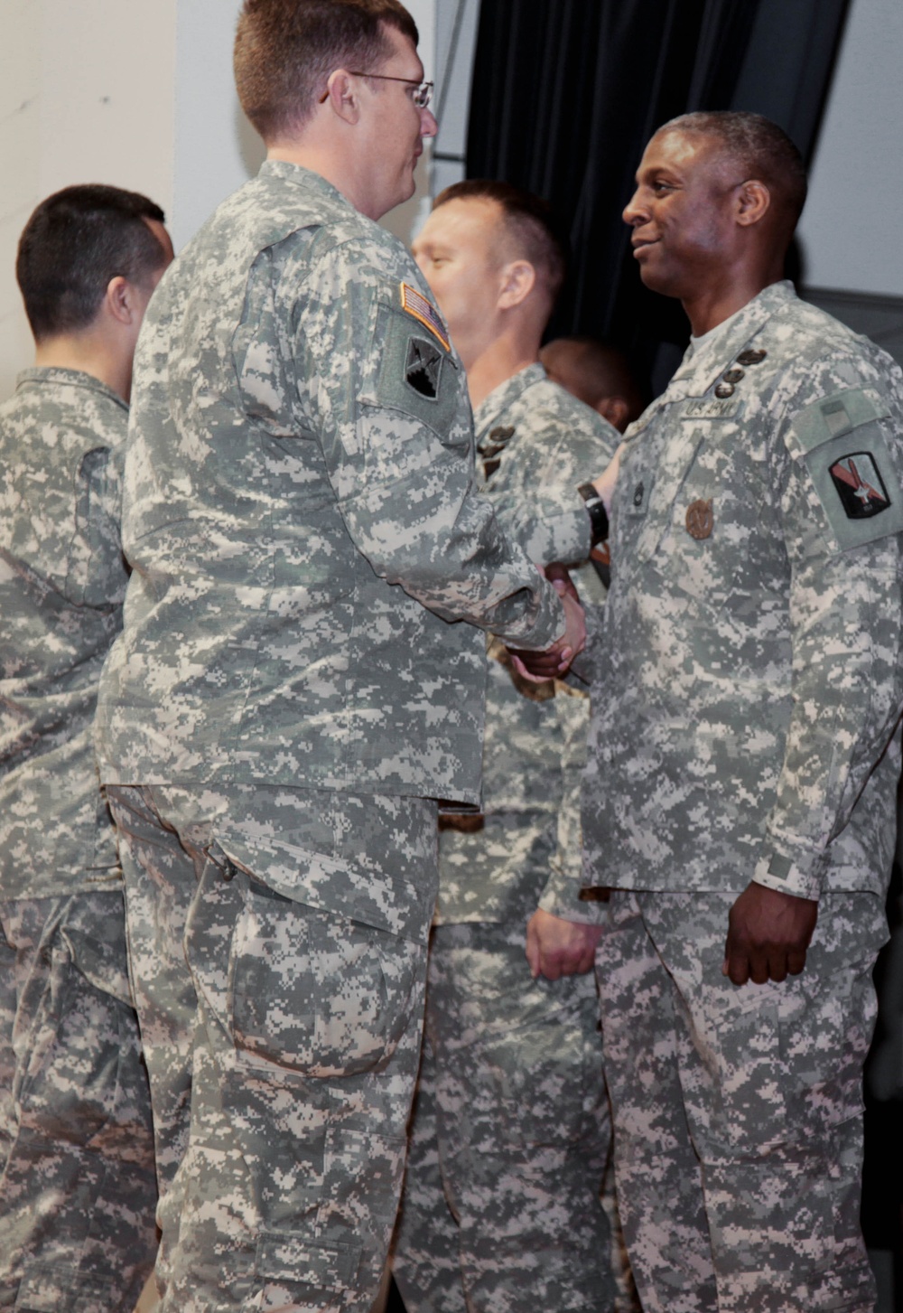 55th Signal Company's welcome home ceremony