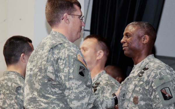 55th Signal Company's welcome home ceremony