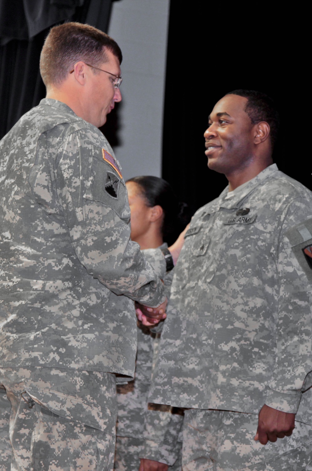 55th Signal Company's welcome home ceremony