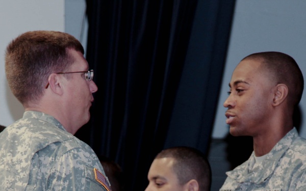 55th Signal Company's welcome home ceremony