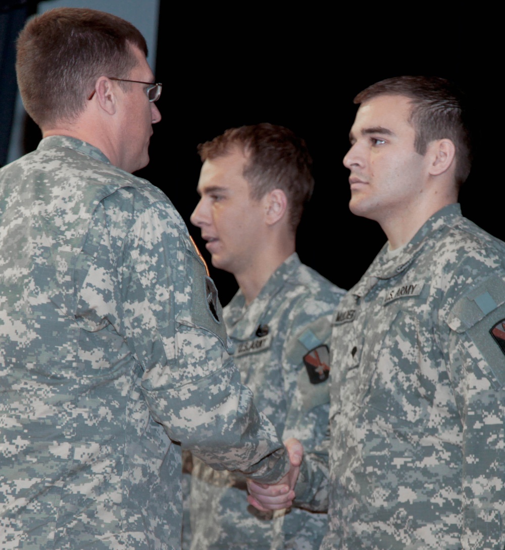 55th Signal Company's welcome home ceremony