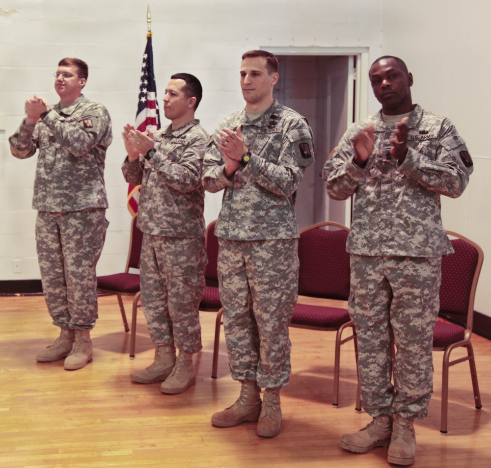 55th Signal Company's welcome home ceremony