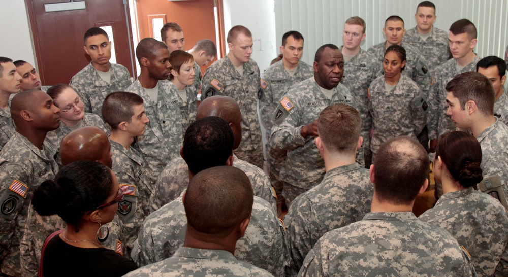 55th Signal Company's welcome home ceremony
