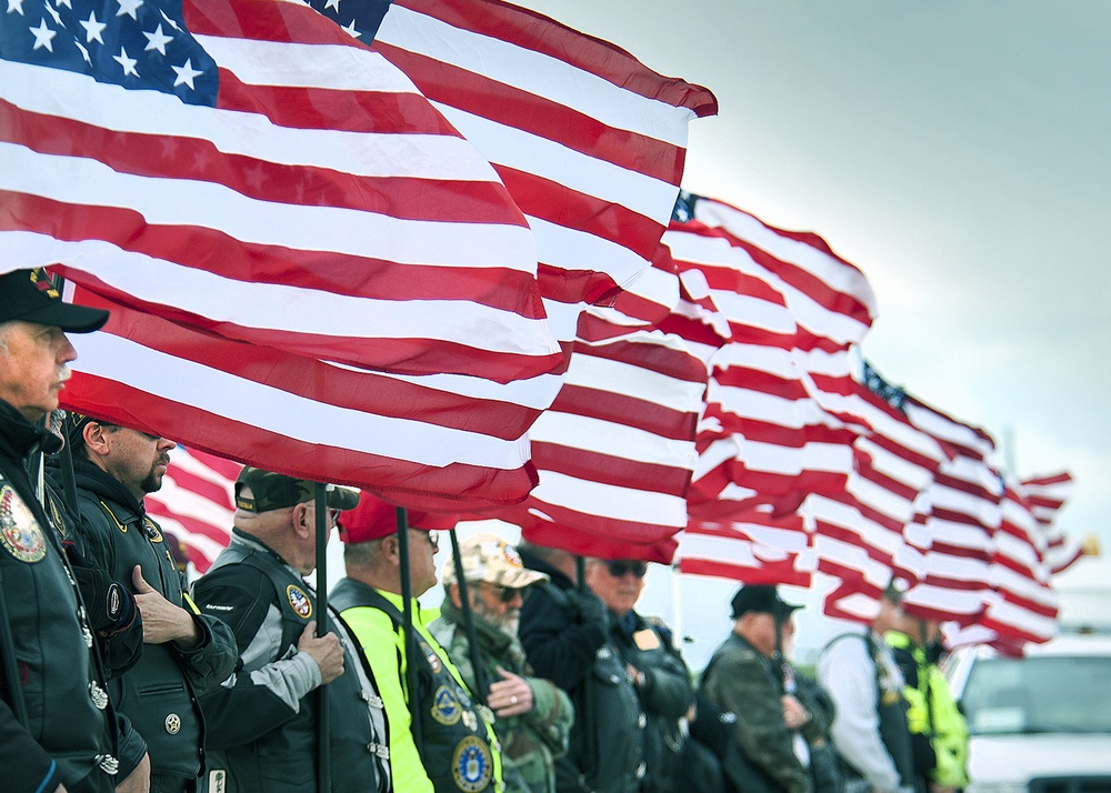 Travis Air Force Base honor guard