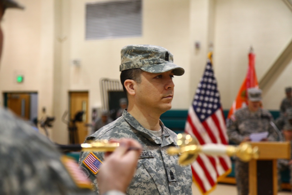 Battalion command sergeant major relinquish of responsibility