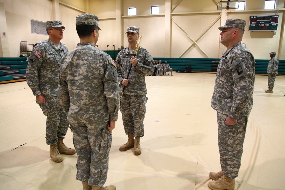 Battalion command sergeant major relinquish of responsibility