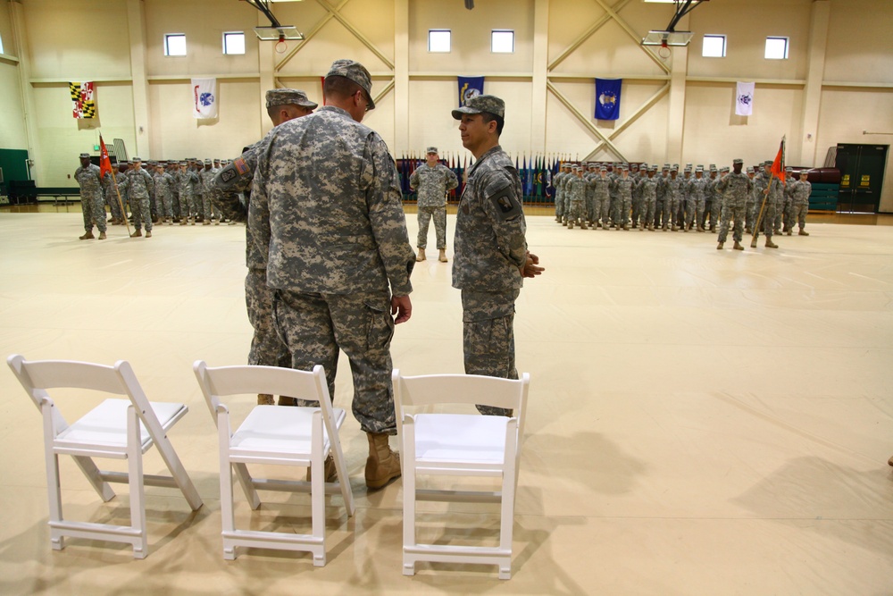 Battalion command sergeant major relinquish of responsibility