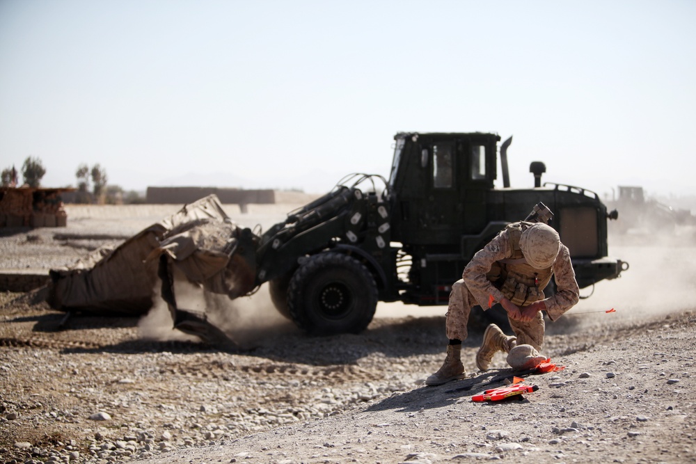 Road improvements in Afghanistan