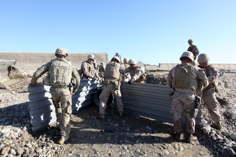 Road improvements in Afghanistan