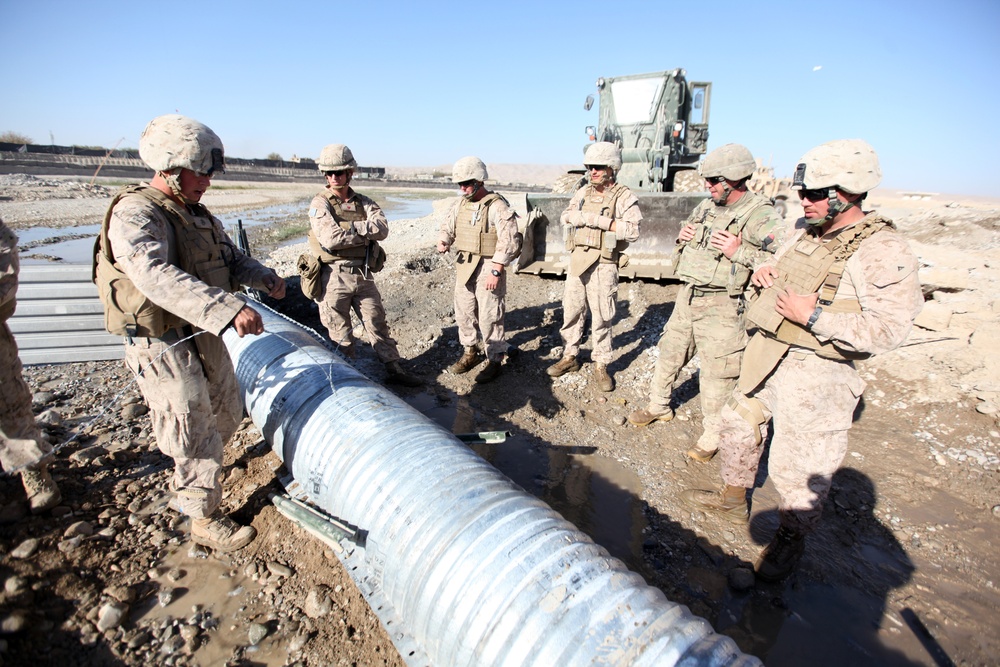 Road improvements in Afghanistan