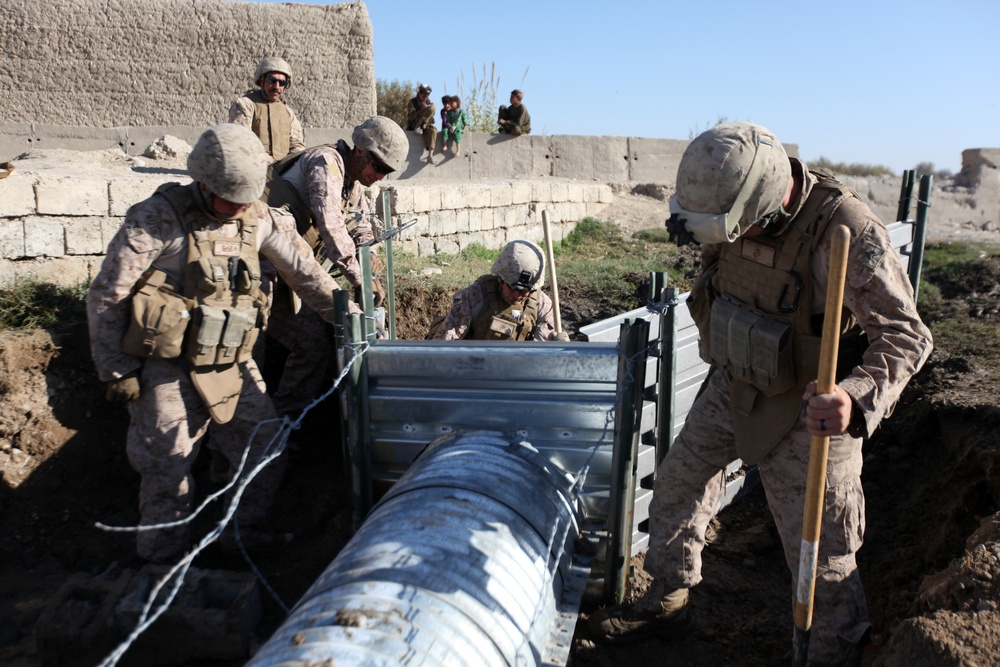 Road improvements in Afghanistan