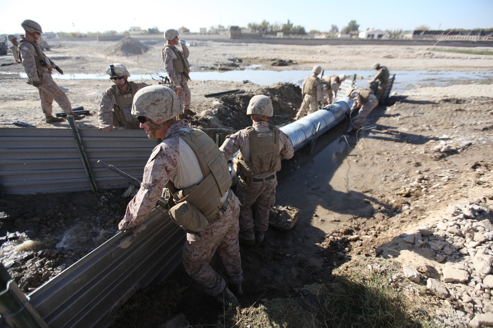 Road improvements in Afghanistan