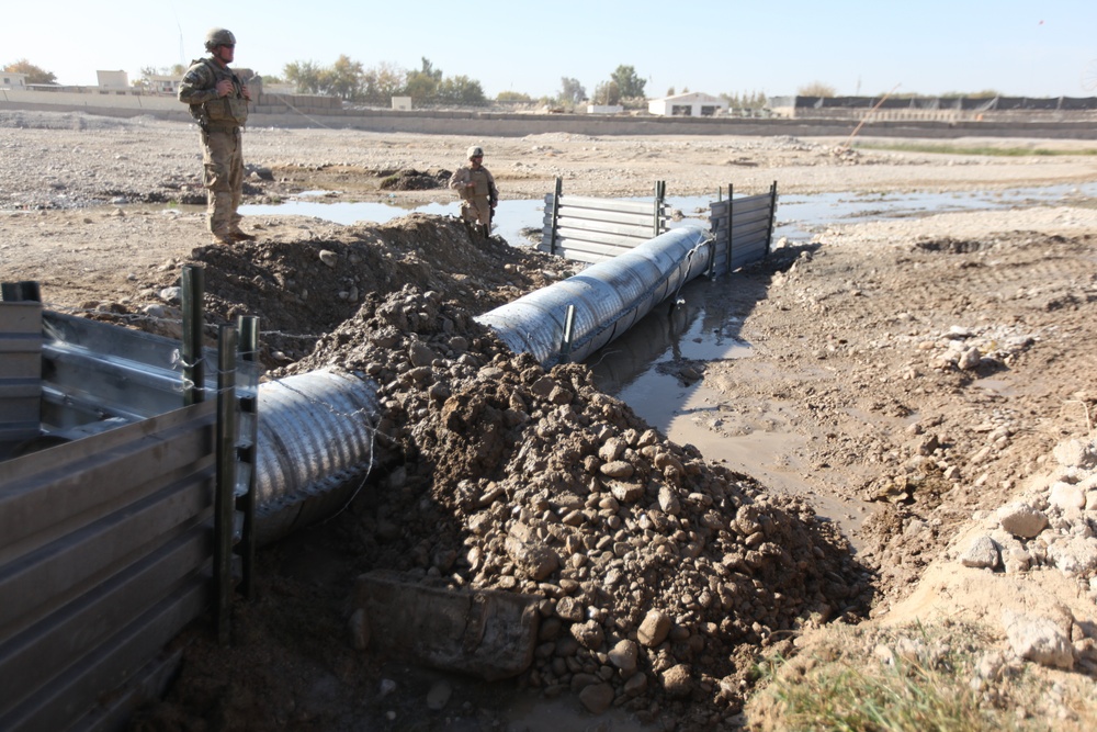 Road improvements in Afghanistan