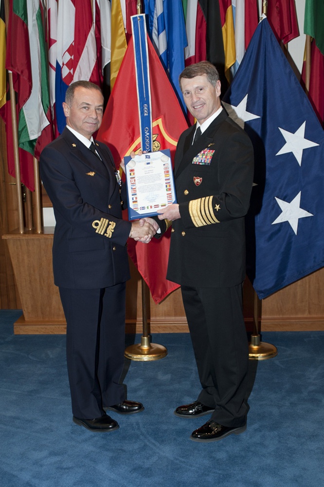 Commander MC Naples awarded NATO Meritorious Service Medal