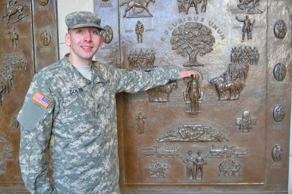 New York Army National Guard soldiers visit West Point