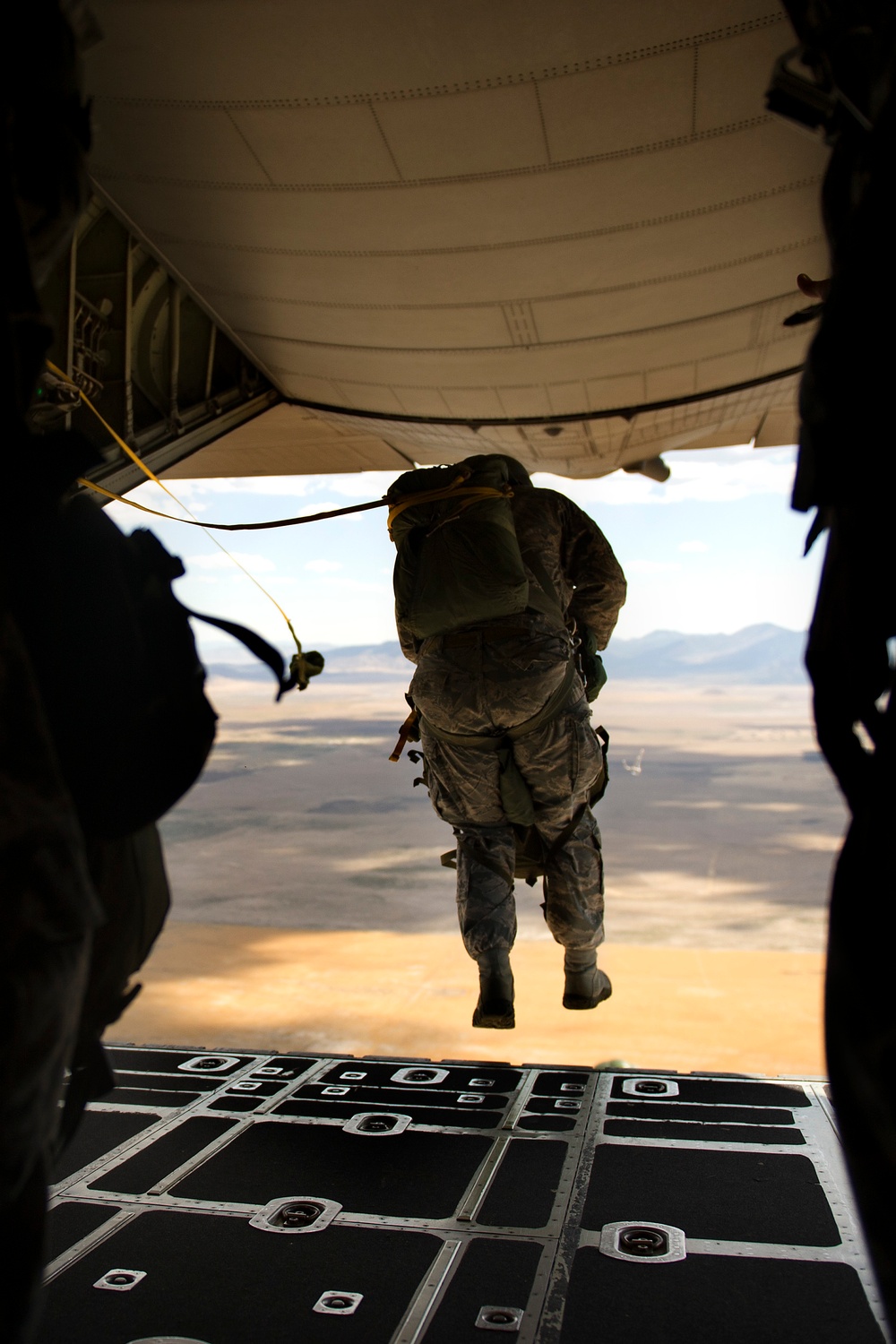 Static Airborne Training at Global One, drop zone