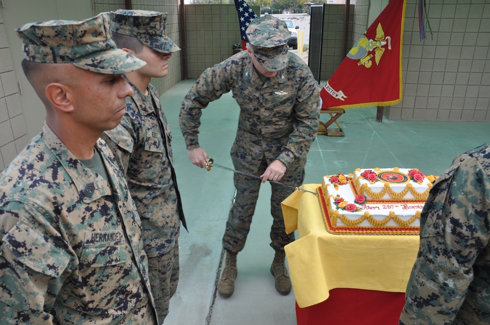MCLB Barstow cake cutting ceremony